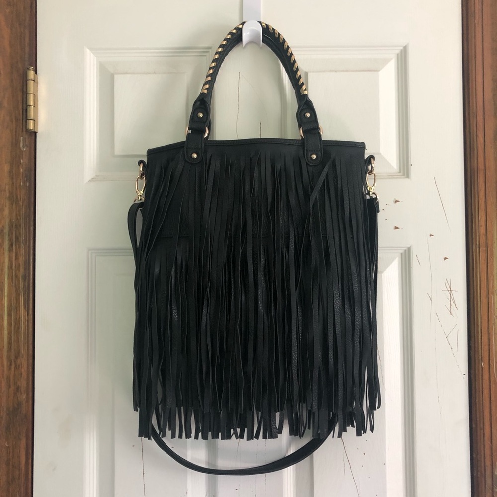 Fringe Hobo Bag